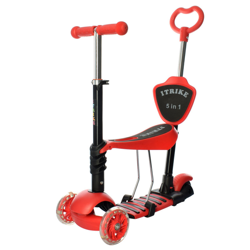 Самокат 5в1 iTrike Maxi JR 3-026-K (red) Самокат 5в1 iTrike Maxi JR 3-026-K (red)